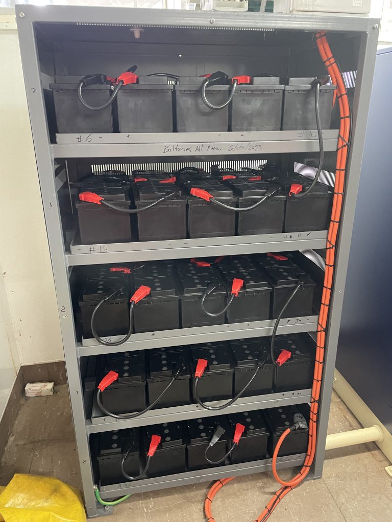 Electrical engineering - battery bank for UPS