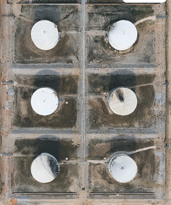 Hydrocarbon tank farm image